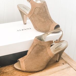 Brown Slingback Heels